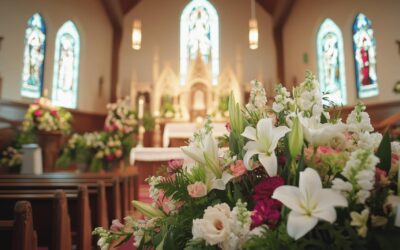 Comment fleurir une église : créez une décoration florale sacrée autour de la statue de Marie