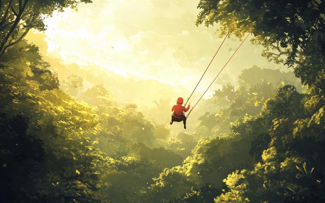 Aventure dans les Cimes : Le Cadeau a Sensation Forte qui Fait Monter l’Adrenaline
